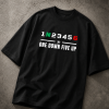 ONE DOWN FIVE UP OVERSIZED T-SHIRT – BLACK