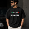 ONE DOWN FIVE UP OVERSIZED T-SHIRT – BLACK