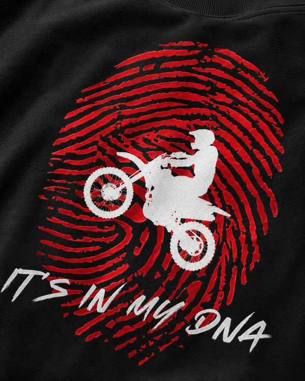 RIDE IT'S IN MY DNA OVERSIZED T-SHIRT – BLACK