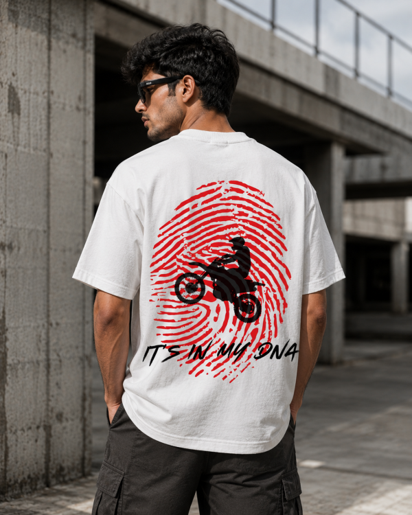RIDE IT'S IN MY DNA OVERSIZED T-SHIRT – OFF WHITE