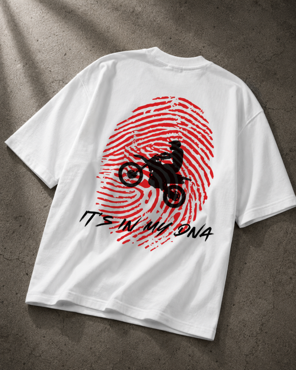 RIDE IT'S IN MY DNA OVERSIZED T-SHIRT – OFF WHITE