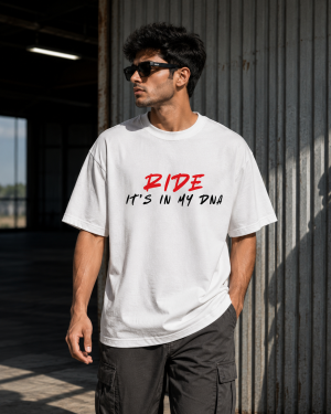 RIDE IT'S IN MY DNA OVERSIZED T-SHIRT – OFF WHITE