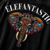 ELEFANTASTIC OVERSIZED T-SHIRT – BLACK