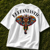 ELEFANTASTIC OVERSIZED T-SHIRT – OFF WHITE