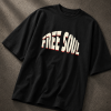 FREE SOUL OVERSIZED T-SHIRT – BLACK
