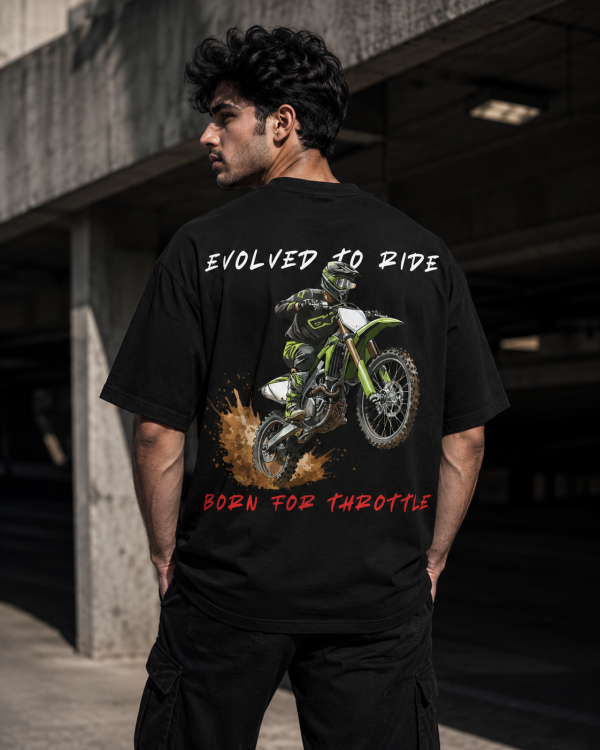 MOTOSAPIENS OVERSIZED T-SHIRT – BLACK