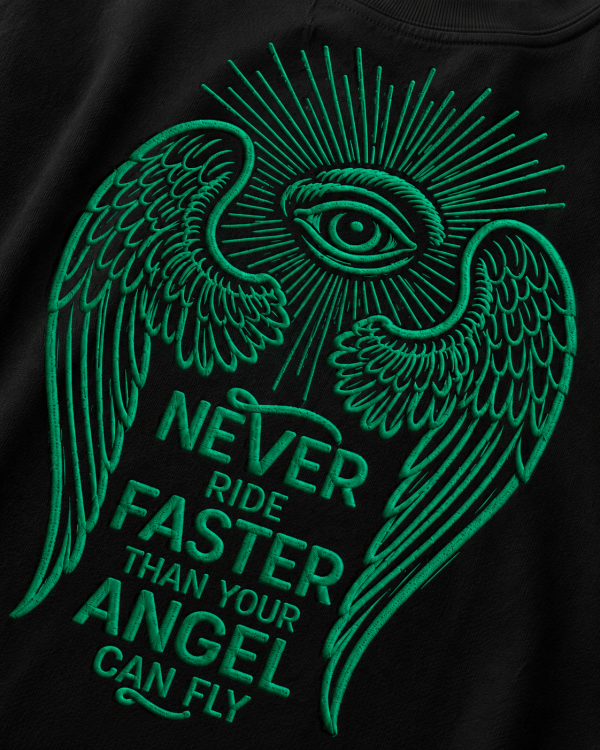 RIDE_black_back NEVER RIDE FASTER OVERSIZED T-SHIRT – BLACK