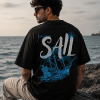 CALL OF THE SEA OVERSIZED T-SHIRT – BLACK