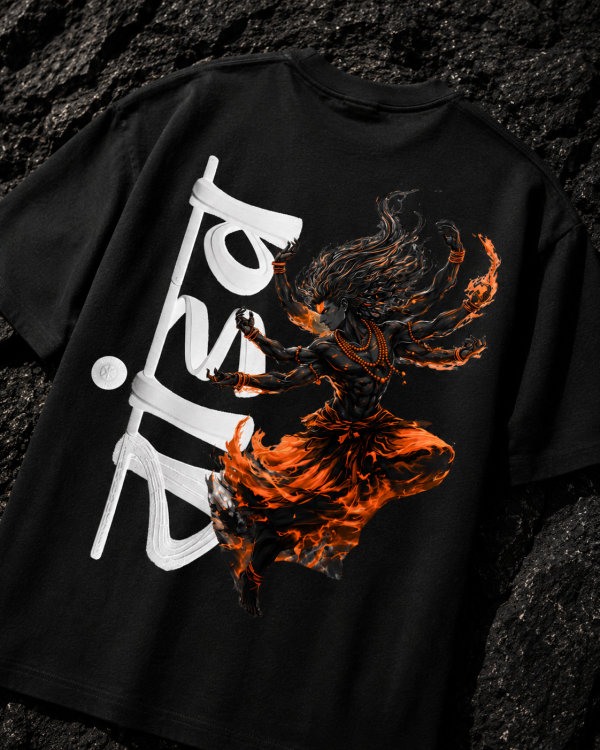 TANDAV OVERSIZED T-SHIRT – BLACK