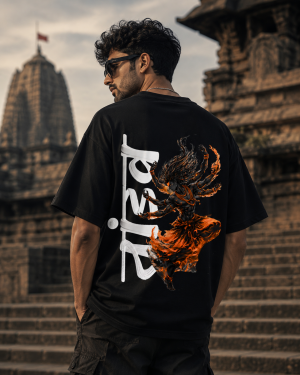 TANDAV OVERSIZED T-SHIRT – BLACK