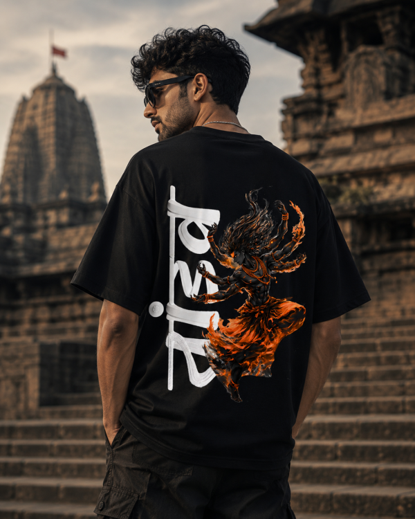 TANDAV OVERSIZED T-SHIRT – BLACK