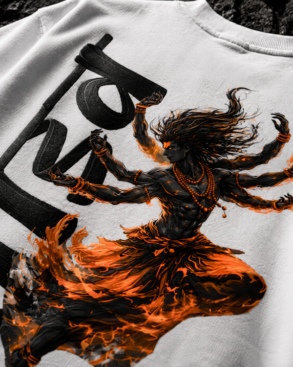 TANDAV OVERSIZED TEE – OFF WHITE