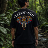 ELEFANTASTIC OVERSIZED T-SHIRT – BLACK