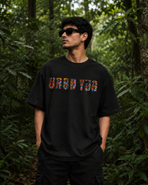 ELEFANTASTIC OVERSIZED T-SHIRT – BLACK