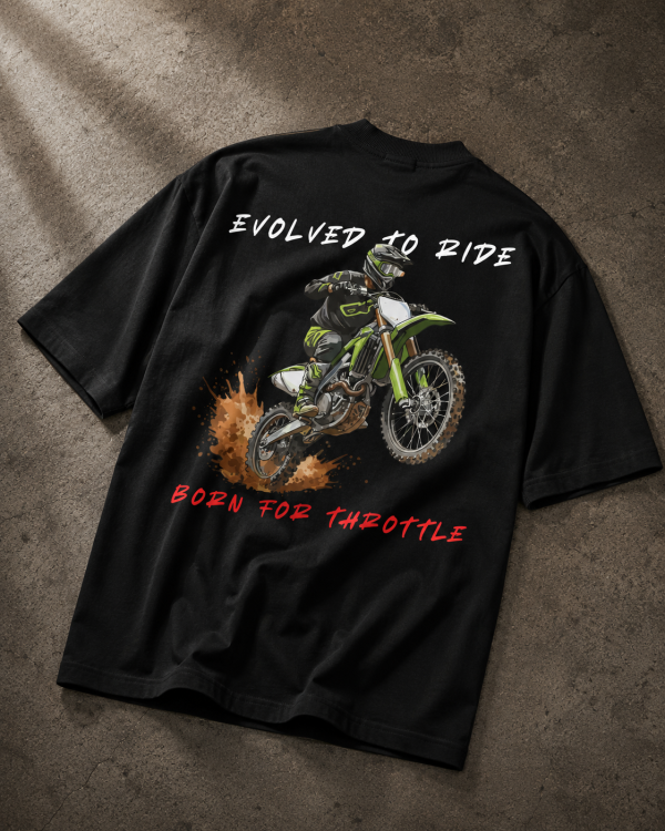 MOTOSAPIENS OVERSIZED T-SHIRT – BLACK