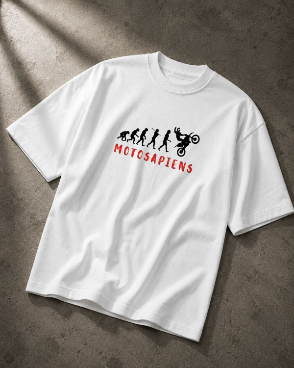 MOTOSAPIENS OVERSIZED T-SHIRT – OFF WHITE